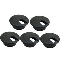 ANZESER 1-1/2" Black Desk Grommet (5 Pack)