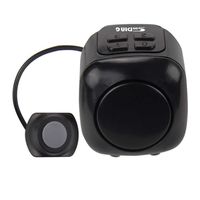 Loneflash Ultra Loud Speaker Black Electronic Bicycle 6 Sounds Alarm Bell Bike Siren Horn