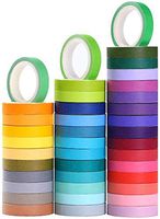 40 Rolls Washi Tape Set, Decorative Masking DIY Tapes for Children and Gifts Warpping (Mix)