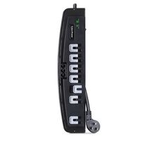 CyberPower CSP706T Professional Surge Protector + TEL Protection, 1650J/125V, 7 Outlets, 6ft Power Cord