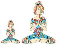 Yoga Girl 5"(inch) waterproof sticker for car or laptop. Empower the Goddess within yourself with this beautiful vibrantly colored decal that can be displayed on endless items.