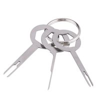 3 Pcs Wire Terminal Removal Tool Set Electrical Terminal Remover Auto Car Plug Terminal Pin Removal Tool Kit Wire Connector Puller(Metal Handle)