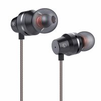 Earphones Stereo in Ear Earbuds with Mic Bass Headphones with Microphone and Volume Control 3.5 mm Plug Compatible Multiple Audio Devices 3.9 Ft Black