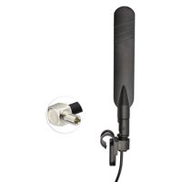 Wlaniot 4G LTE Universal Blade Antenna Clip Antenna 698-2700MHz 5dbi TS-9 Right Angle for Verizon at&T Sprint T-Mobile Mobile Hotspot Wireless LAN Router Modem Router