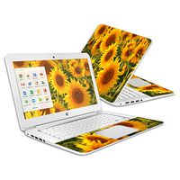 Mightyskins Skin Compatible with Hp Chromebook 14 (2014) Cover Sticker Skins Sunflowers