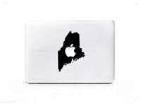 Maine ME Outline Silhouette Sticker Decal For MacBook Pro