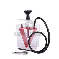 HOOKHA Shisha Acrylic Single Tube Hookah Narghile A Great Choice for Smoking Outdoor Home Beaches