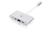 IOGEAR USB-C 4-in-1 4K Multi-Port Adapter, GUH3C3PD