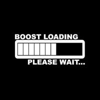 Chase Grace Studio Boost Loading JDM Illest Low Rider Vinyl Decal Sticker|White|Cars Trucks SUV Laptops Tool Box Wall Art|5.5" X 2.5"|CGS122