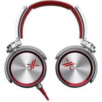 Sony MDRX10/RED X Over-The-Ear Headphones Red/Silver (Renewed)