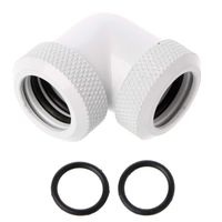 Sarora - 90 Degree Right Angle Tube Fitting Rotary Water Cooling Adapter for OD 14mm Pipe