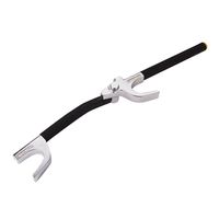 Blueshyhall Anti-Theft Clamp Auto Car Steering Wheel Lock Twin Hook for Car Truck SUV, Black