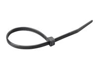 Monoprice Flame Resistant Cable Ties 150mm 100pcs, Black