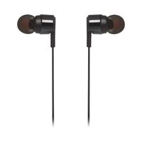 JBL T210 in-Ear Headphone in-Ear Headphone with One-Button Remote/Mic, Black