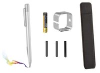 for Microsoft Surface Stylus Pen + Extra Tips Nib + Pouch Holder Compatible with Microsoft Surface Pro 6, Pro 4, Pro 3, Surface Laptop 2, Surface Book 2, Book 1, Surface 2017 2018, 2024 Leve (Silver)