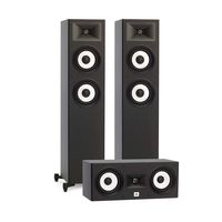 JBL 3.0 System with 2 JBL Stage A180 Floorstanding Speakers, 1 JBL Stage A125C Center Speaker