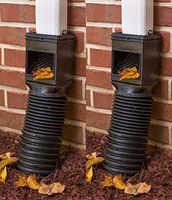 Amerimax 4400 Black InvisaFlow Downspout Strainer/Filter - Quantity 2