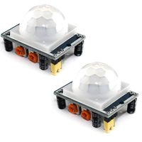 ALANO 2 Pack HC-SR501 Pyroelectric Infrared Body PIR Motion Sensor Modules