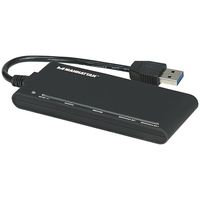 1 - 62-in-1 External Card Reader with Super Speed USB, Compatible with CompactFlash(TM), Memory Stick(TM), MagicGate(TM), SecureDigital(TM) & Multimedia , Supports automatic card detection & USB 3.0 data transfer speeds up to 5Gbps , 101653