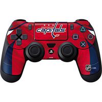 Skinit Decal Gaming Skin for PS4 Controller - Officially Licensed NHL Washington Capitals Home Jersey Design