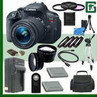 Canon EOS Rebel T5i Digital SLR Camera Kit with 18-55mm STM Lens Green's Camera Package 4