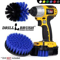 Kayak - Cleaning Supplies - Drill Brush - Boat Accessories - Hull, Deck, Fiberglass, Gel Coat, Carpet, Seats - Spin Brush Kit - Pond Scum, Oily Residue, Weeds, Barnacles, Oxidation - Canoe