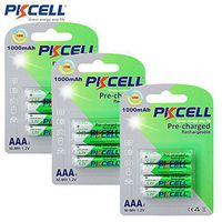 PKCELL AAA 1.2V 1000mah Ni-MH Pre-charged Rechargeable Battery 30Pcs
