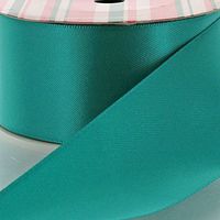 1.5" Jade Double Faced Satin Ribbon 5yd