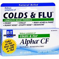 Boericke and Tafel CF Tablet for Cold and Flu - 40 per pack - 3 packs per case.