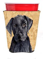 Caroline's Treasures SC9136RSC Labrador Red Solo Cup Beverage Insulator Hugger, Red Solo Cup, multicolor
