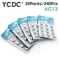 YCDC AG13 LR44 357A S76E G13 Button Coin Cells 1.5V Alkaline Batteries X240