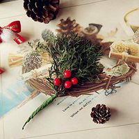 Riverbyland 5" Gift Wrapping Artificial Pine Branches Decor 10 PCS
