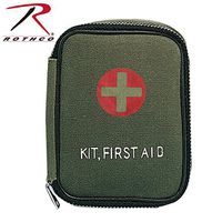 Rothco Military Zipper First Aid Kit Pouch, Olive Drab