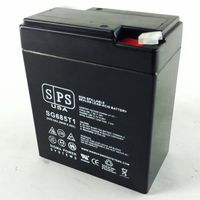 SPS Brand 6V 8.5Ah SLA Replacement Battery for Light Alarms 1PGX5