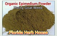 Horny Goat Weed Powder - Organic Certified Edimedium - Maximum Purity (4 oz (1/4 lb))