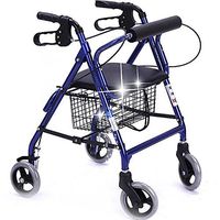 Tx Old Man Walker/Shopping Cart/Trolley Aluminum Alloy Pulley with Seat Collapsible Walking Bracket