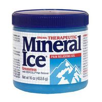 Mineral Ice Therapeutic Pain Relieving Gel, 8 Ounce