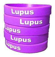 Lupus Awareness Products 5 Pack Bracelets 5 Pack Silicone Wristbands Autoimmune Medical Alert Spoonies
