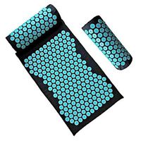 ZXGFA Acupressure Mat and Cushion Set, Lotus Acupoint Acupuncture Massage Mats for Back and Neck Pain Sciatic Pain, Insomnia,Muscle Relaxation Relief