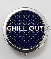 BlackKey Chill Out Chillout 3-Compartment Decorative Pocket Gift Box Case Organizer for Pill, Color 1 -1063