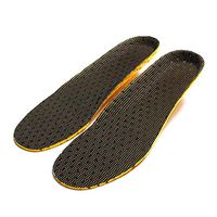 Heilsa Athletic Series Sport Comfort Shoe Insoles, Breathable Sweat Deodorant Massage Shock Absorber Basketball Football Insole for Men and Women, 1 Pair, Size 5.5-13 (S（5.5-8）, Yellow)