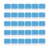 Hemgk 30pcs Washing Machine Cleaning Tablets, Front Loading Washers Descaling Tablets Effervescent Tabs, Cleaning Agents All Purpose, Durable, for Car, Coffee Machine, Steam Oven, Toilet, Sink