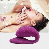Wireless Remote Mini Finger Massager,Hands Free U Shape Toy with Strong Vibration USB Rechargeable Waterproof Massage Wand for Neck Foot Shoulder Relaxing
