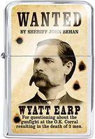 Victor Western Wanted Poster Oil Lighter (Wyatt EARP)