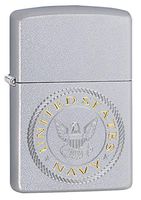 Personalized Custom Message Engraved on Back U.S. Navy Indoor Outdoor Windproof Zippo Lighter