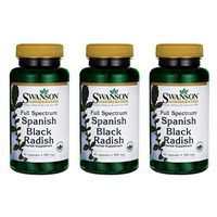 Swanson Full-Spectrum Spanish Black Radish 500 Milligrams 60 Capsules (3 Pack)