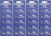 LOOPACELL 362 Button Cell Watch Battery, 20 Pack