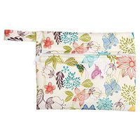 Menstrual Pads Bag, Waterproof Reusable Mini Wet Bags Pouch with Zippered Fits Female Used for Menstrual Pad Sanitary Napkin Menstruation Kit(WSDD8)