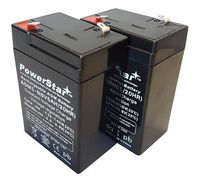 PowerStar« 2 Pack - 6V 5Ah PS-640, PS640F1, UB645 Replacement SLA Battery New