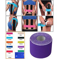 Kinesiology Tape - Pain Relief Adhesive - Best Therapeutic Muscle Support Aid - Sports Wrap for Knee Elbow Wrist Back Shoulder Ankle & Neck injury tape - Physio tap Water resistant - Price Xes